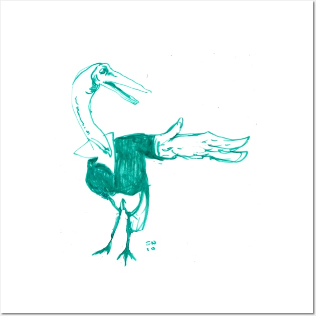 Stork Wall Art by CoolCharacters